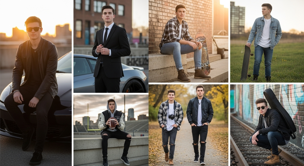 Senior Picture Ideas for Guys